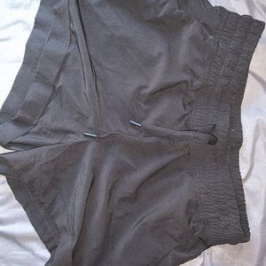 Black athletic shorts